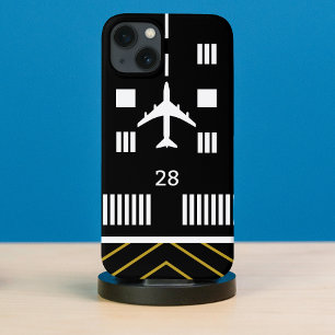 Case-Mate iPhone Case Piste d'atterrissage et avion, aviation simple