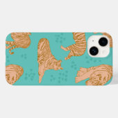 Coques Case-Mate iPhone Pistes de tigres (Verso (horizontal))