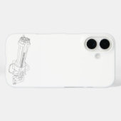 Coques Case-Mate iPhone Pistolet à rotation Steampunk (Verso (horizontal))