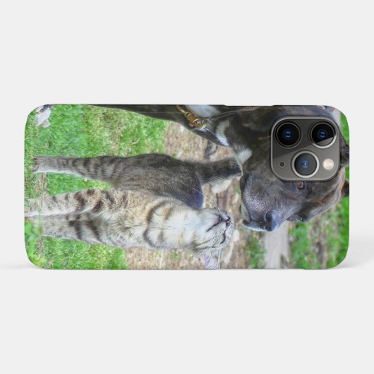 Coques Case-Mate iPhone Pit Bull et Cat (Dos (Horizontal))