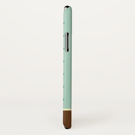 Coques Case-Mate iPhone Pitter-Patter Raindrops Monogram (Dos/Droite)