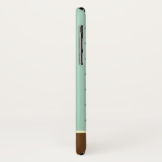 Coques Case-Mate iPhone Pitter-Patter Raindrops Monogram (Dos/Gauche)