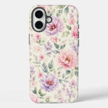 Pivoine Florale Aquarelle Douce