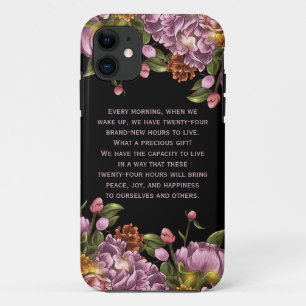 Case-Mate iPhone Case Pivoine rose personnalisée Girly florale