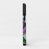 Coques Case-Mate iPhone Pivoine Violette Teintée (Dos/Gauche)