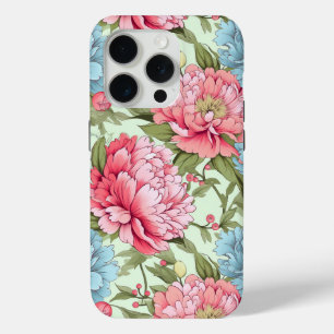 Coque iPhone 15 Pro Pivoines taïwanaises