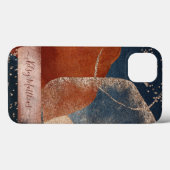 Coques Case-Mate iPhone PixDezines arrangement Abstrait H2 Rose Gold (Verso (horizontal))