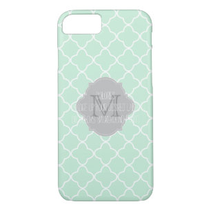 Coque iPhone 7 PixDezines do-it-yourself couleur/motif/menthe de 