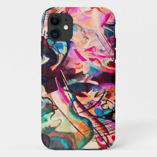 Coques Case-Mate iPhone PixDezines Kandinsky 1913 Composition Abstraite VI (Dos)