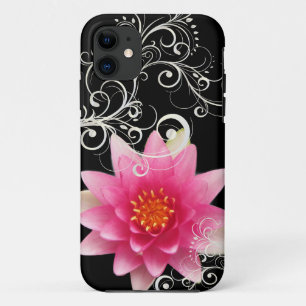 Case-Mate iPhone Case PixDezines nénuphar rose/couleur de fond diy
