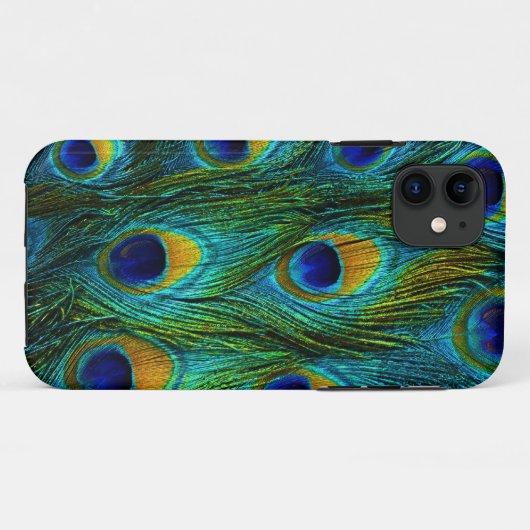 Coques Case-Mate iPhone PixDezines Psychedelic Peacock (Dos (Horizontal))