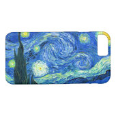 Coques Case-Mate iPhone PixDezines Van Gogh Starry Nuit / St. Remy (Dos (Horizontal))