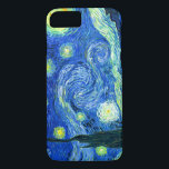 Coque iPhone 7 PixDezines Van Gogh Starry Nuit / St. Remy<br><div class="desc">Le célèbre tableau de Van Gogh, "La nuit étoilée". Peint lors de son séjour à l'asile de Saint Rémy dans les années 1880, van Gogh dépeignait les collines ondulantes et les cyprès qu'il voyait depuis sa fenêtre. numériquement amélioré par PixDezines. Copyright © 2008-2016 PixDezines.com™ et PixDezines™ sur zazzle.com. Tous droits...</div>
