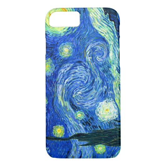 Coques Case-Mate iPhone PixDezines Van Gogh Starry Nuit / St. Remy (Dos)