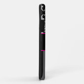 Coques Case-Mate iPhone PixDezines Vendome Damask/Pink+Black/DO-IT-YOURSEL (Dos/Droite)