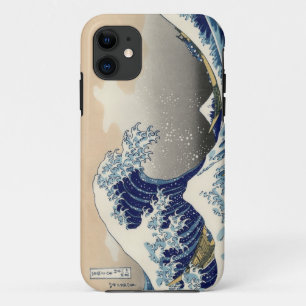 Etui iPhone Case-Mate PixDezines Vintage, grande vague, Hokusai 葛 飾 北 斎