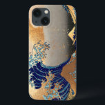 Etui iPhone Case-Mate PixDezines Vintage Great Wave Hokusai 斎 の 葛’飾<br><div class="desc">PixDezinves Vintage d'art japonais avec faux accent or. La Grande Vague de Kanagawa est l'une des plus connues au monde. L'artiste, Hokusai, 1832 (période Edo). Décrivant okinami comme les grandes vagues, PAS le tsunami. numériquement amélioré par PixDezines. Copyright © 2008-2014 PixDezines.com™ et PixDezines™ sur zazzle.com</div>