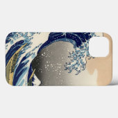Coques Case-Mate iPhone PixDezines Vintage, Great Wave, Hokusai 葛飾北斎の神奈川沖浪 (Verso (horizontal))