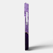 Coques Case-Mate iPhone PixDezines WATERCOLOR AGATE PURPLE (Verso / Gauche)