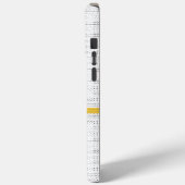 Coques Case-Mate iPhone Pixel blanc (Verso / Gauche)