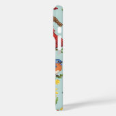 Coques Case-Mate iPhone Pixel Oiseaux et fleurs (Verso / Gauche)