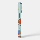 Coques Case-Mate iPhone Pixel Oiseaux et fleurs (Verso / Droite)