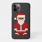 Coques Case-Mate iPhone Pixel Pose Père Noël (Dos)