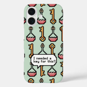 Coques iPhone 16 Pixel Quest - Clé et Potion