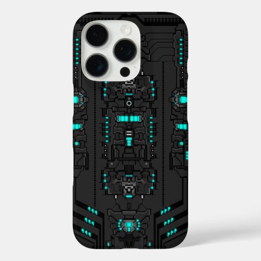 Coques Case-Mate iPhone PixelArt TechGear rétro-futuriste (Verso)