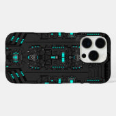 Coques Case-Mate iPhone PixelArt TechGear rétro-futuriste (Verso (horizontal))