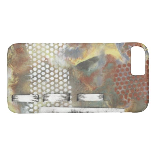 Coques Case-Mate iPhone Pixels marbrés II (Dos (Horizontal))