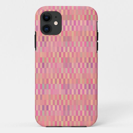 Coques Case-Mate iPhone Pixels roses (Dos)
