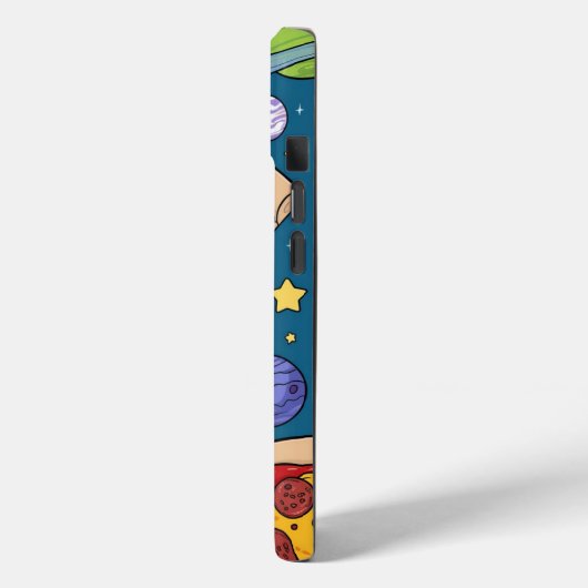 Coques Case-Mate iPhone Pizza Cosmique Slice : aventure spatiale ironique (Verso / Gauche)