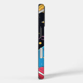 Coques Case-Mate iPhone Pizza Cosmique Slice : aventure spatiale ironique (Verso / Droite)