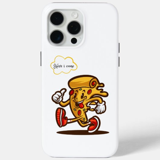 Coques Case-Mate iPhone pizza, je viens (Verso)