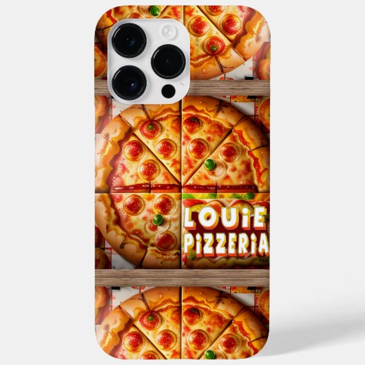 Coques Case-Mate iPhone Pizza Pizzeria Design (Verso)