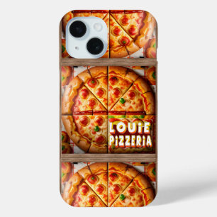 Coque Pour iPhone 15 Pizza Pizzeria Design