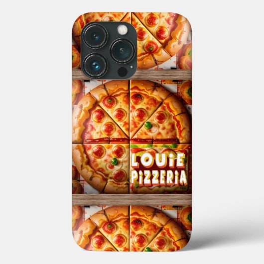 Coques Case-Mate iPhone Pizza Pizzeria Design (Verso)