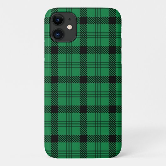 Coques Case-Mate iPhone Places douillettes vertes et noires (Dos)