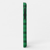 Coques Case-Mate iPhone Places douillettes vertes et noires (Dos/Gauche)