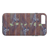 Coques Case-Mate iPhone Plafond en bois, ventilateurs chromés (Dos (Horizontal))