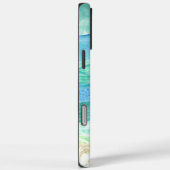 Coques Case-Mate iPhone Plage Abstraite en aquarelle (Verso / Droite)