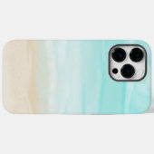 Coques Case-Mate iPhone Plage Abstraite moderne (Verso (horizontal))