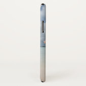 Coques Case-Mate iPhone Plage Aruba de Flamants roses (Dos/Droite)