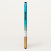 Coques Case-Mate iPhone Plage avec photo d'eau turquoise (Dos/Droite)