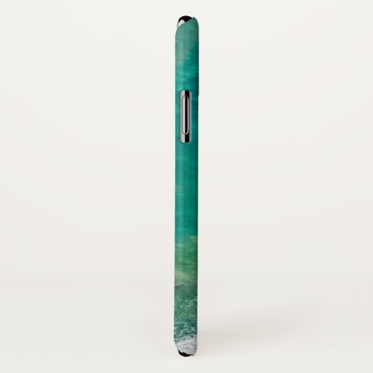 Coques Case-Mate iPhone Plage bleu turquoise (Dos/Droite)