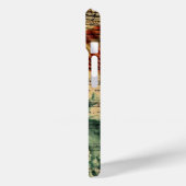 Coques Case-Mate iPhone plage chic corail côtier seahorse seashell (Verso / Gauche)