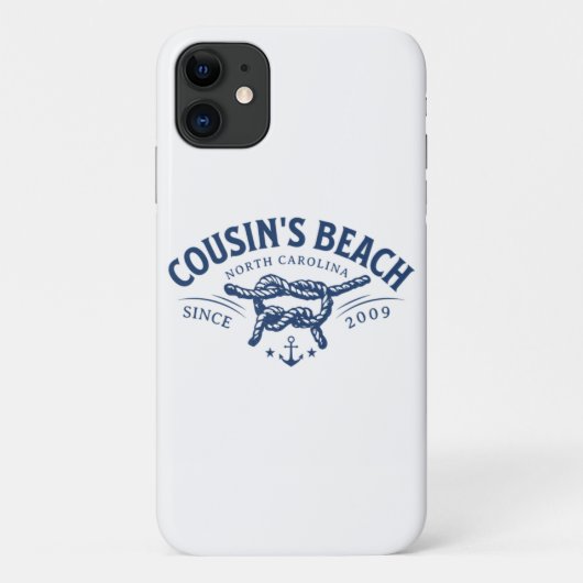 Coques Case-Mate iPhone Plage de Cousin, NC L'été je suis devenu assez (Dos)
