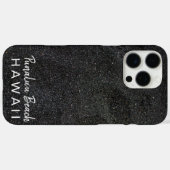 Coques Case-Mate iPhone Plage de Punalu'u Hawaii - Plage de sable noir (Verso (horizontal))