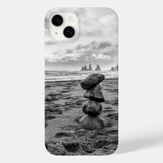 Coques Case-Mate iPhone Plage de Reynisfjara Cairn (Verso)